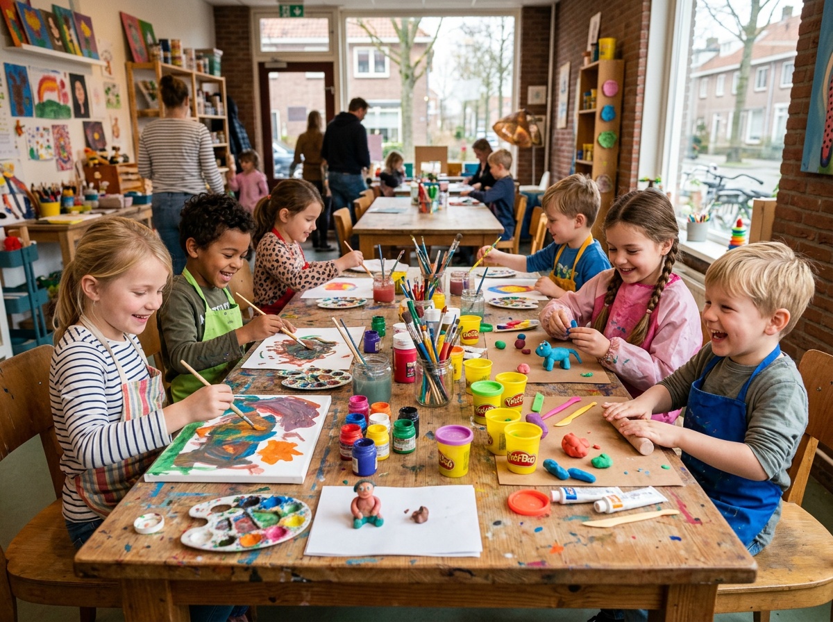 Knutselworkshop voor kinderen bij TipTop