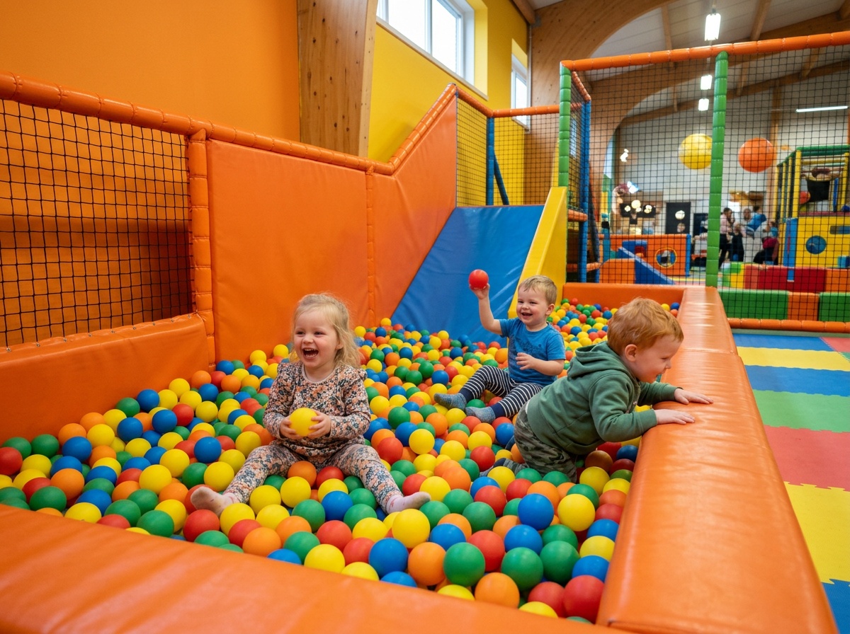Ballenbak en zachte speelzone bij TipTop