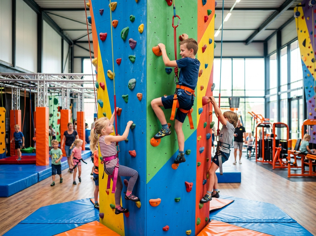 Klimwand activiteit voor kinderen bij TipTop