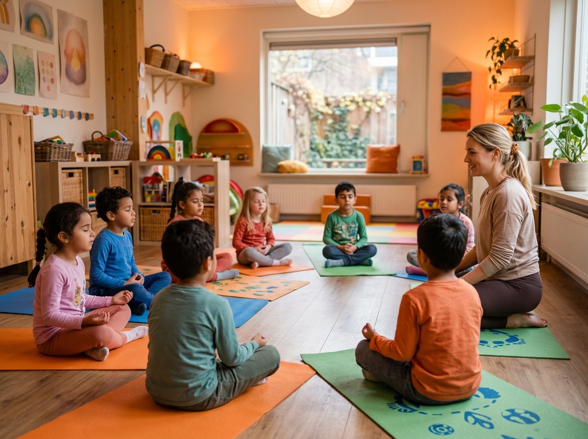 Kinderyoga bij TipTop speelcentrum